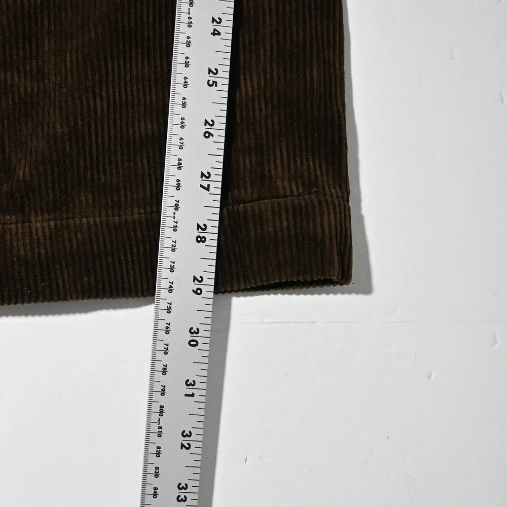 Polo Ralph Lauren Ethan Pant Mens Pleated Corduroy 40/30 Brown